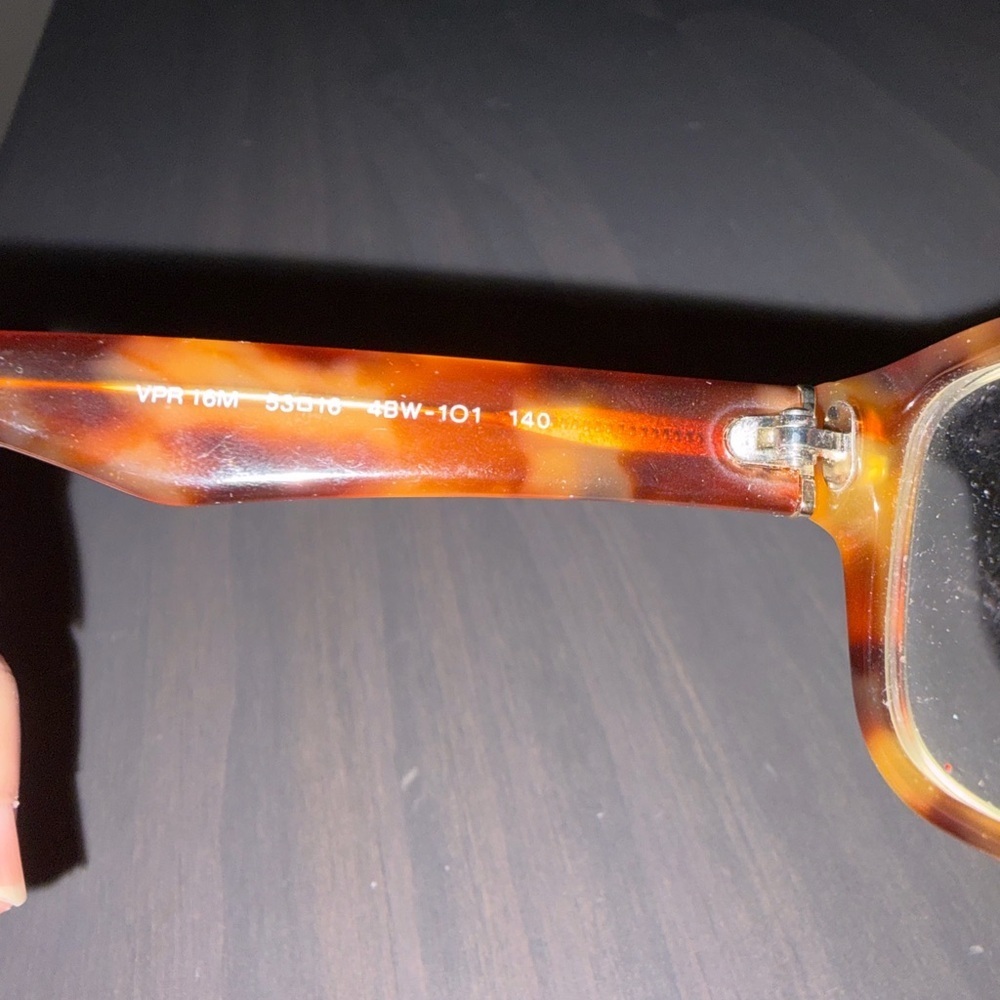 Prada Tortoise Shell Glasses rectangular - Picture 5 of 5